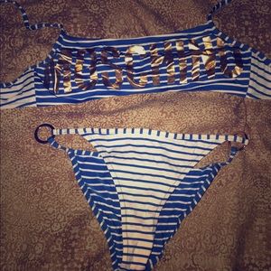 💯% AUTHENTIC MOSCHINO 2 piece bikini swim suit
